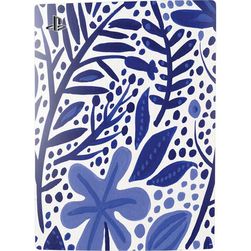 Cat Coq Blue Garden PS5 Digital Edition Console Skin